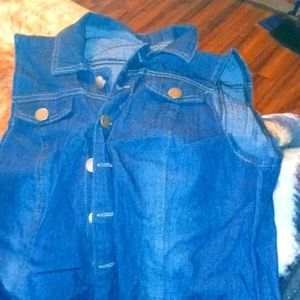 Brand new never worn denim romper